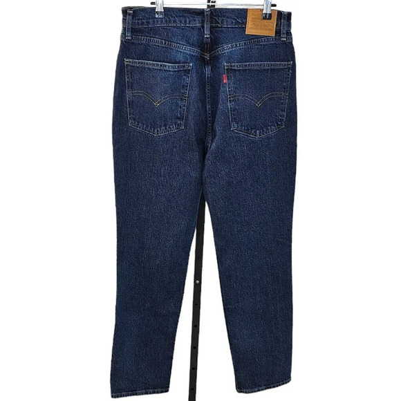 Levi's Womens 70's High  Slim Straight Jeans Size 26 Blue Denim - Picture 2 of 7